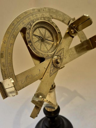 Graphomètre en laiton, circa 1700
