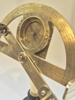 Graphomètre en laiton, circa 1700
