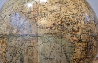 Grand globe terrestre Dubail de 50cm par Lebegue