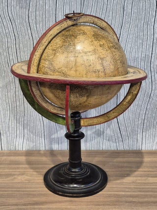 Globe terrestre de 20cm de diam&egrave;tre, circa 1840