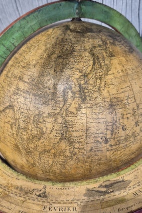 Globe terrestre de 20cm de diamètre, circa 1840