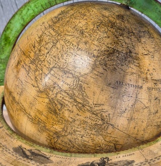 Globe terrestre de 20cm de diamètre, circa 1840