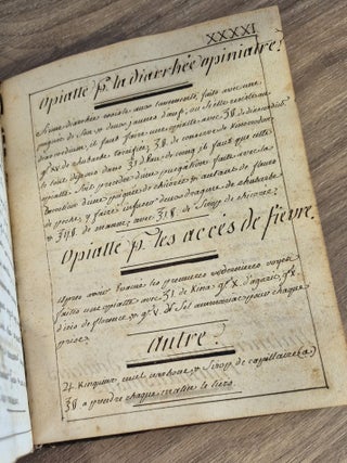 FIZES (Antoine), Mati&egrave;re m&eacute;dicale externe [et] Abr&eacute;g&eacute; de pharmacie [suivis de] SARRAU (Joseph), Dissertation chirurgicale sur la carie des os,