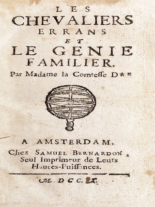 Les Chevaliers errans, et le g&eacute;nie familier.
