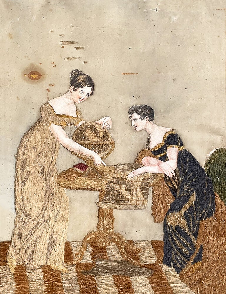 Item #5415 ["La G&eacute;ographie"]. BRODERIE-TABLEAU.