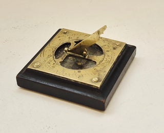 Item #5432 Cadran solaire monolatitude, circa 1780. David Beringer