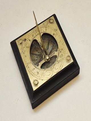 Cadran solaire monolatitude, circa 1780