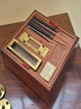 Tr&egrave;s rare microscope solaire, circa 1870