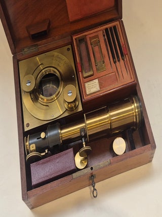 Tr&egrave;s rare microscope solaire, circa 1870