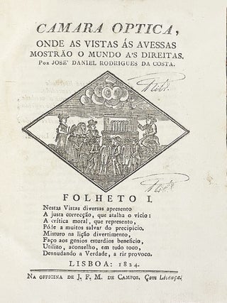 Item #5493 Camara optica, onde as vistas &agrave;s avessas mostr&atilde;o o mundo &agrave;s direitas. PRESSE...