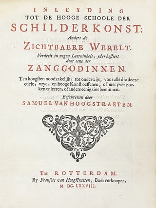 Inleyding tot de hooge schoole der schilderkonst : Anders de Zichtbaere Werelt. Verdeelt in negen Leerwinkels, yder bestiert door eene der Zanggodinnen.