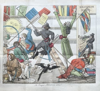 Item #5498 Le Nain couleur de rose : journal politique, littéraire et moral. [47 livraisons du...