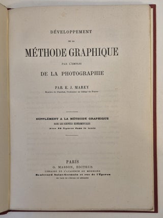 D&eacute;veloppement de la m&eacute;thode graphique par l'emploi de la photographie