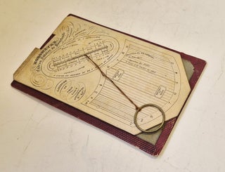 Horomètre ou cadran solaire de portefeuille, circa 1840