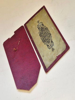 Horom&egrave;tre ou cadran solaire de portefeuille, circa 1840