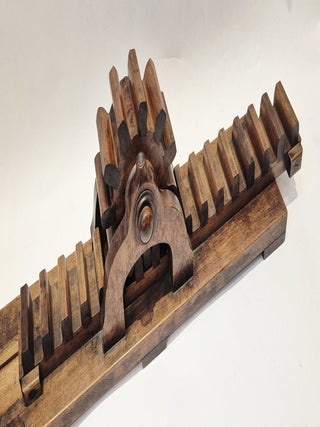 Grand engrenage par roue et crémaillère, circa 1880