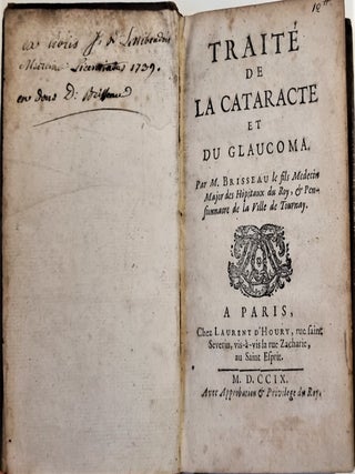 Traité de la cataracte et du glaucoma