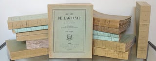 Oeuvres de Lagrange. LAGRANGE, Joseph-Louis Lagrange.