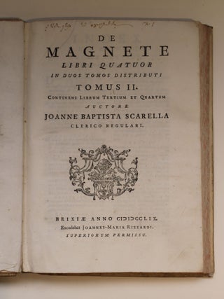 De magnete libri quatuor in duos tomos distributi