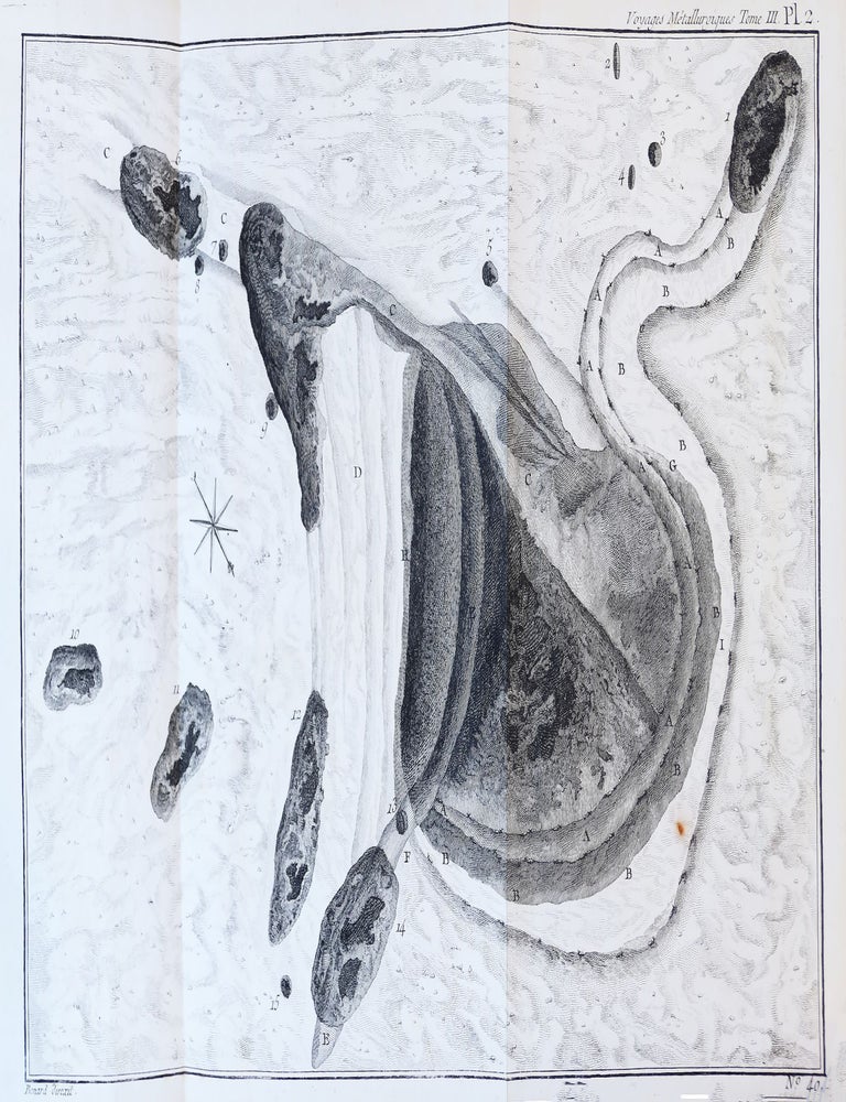Item #YEG-569 Voyages metallurgiques, ou recherches et observations sur les mines et forges de fer, la fabrication de l'acier, celle du fer-blanc, & plusieurs mines de charbon de terre, faites depuis l'ann&eacute;e 1757 jusques & compris 1769, en Allemagne, Su&egrave;de, Norvege, Angleterre & Ecosse. Suivies d'un M&eacute;moire sur la circulation de l'air dans les mines, & d'une notice de la jurisprudence des mines de charbon, dans le pays de Liege, la Province de Limbourg & le comt&eacute; de Namur. JARS, Gabriel.