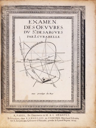 Examen des &oelig;uvres du Sr Desargues